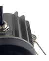 ROMBOK * Empotrable LED CCT Negro 12W IP65